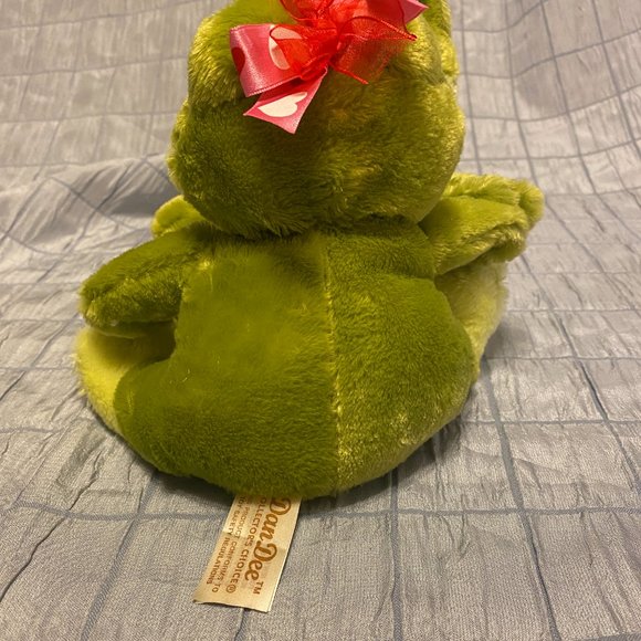 Dan Dee collection Kissing frogs stuffed plush animal - Picture 6 of 7